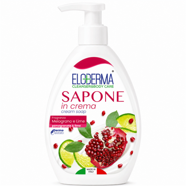 Течен сапун ЕЛОДЕРМА 300мл. - POMEGRANATE AND LIME