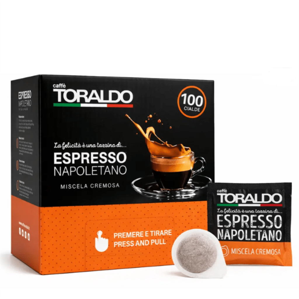 Кафе Toraldo Капсули 100 бр. хартиени - Espresso Napoletano Cremosa