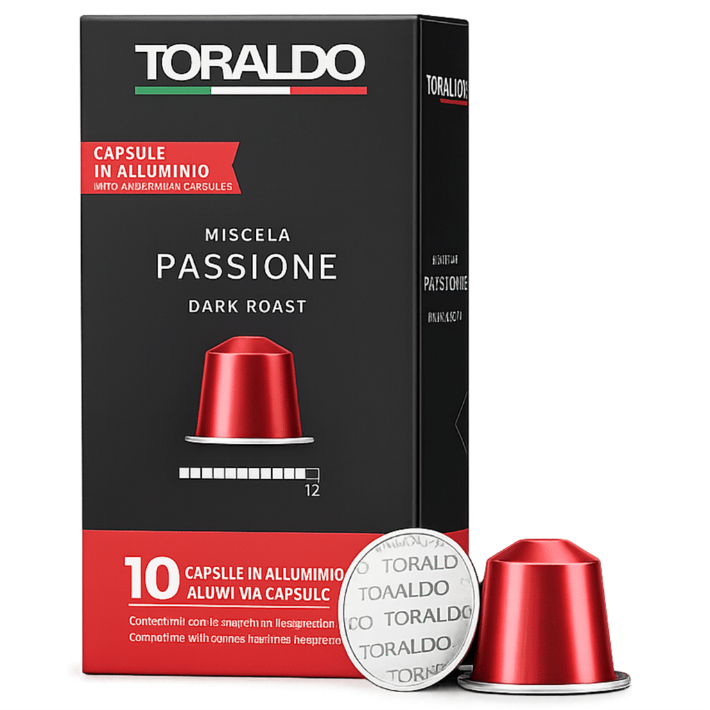 Кафе Toraldo Капсули 10 бр. алуминиеви - Passione Nespresso