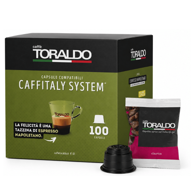 Кафе Toraldo Капсули 100 бр. - Espresso Cremosa за *Caffitaly