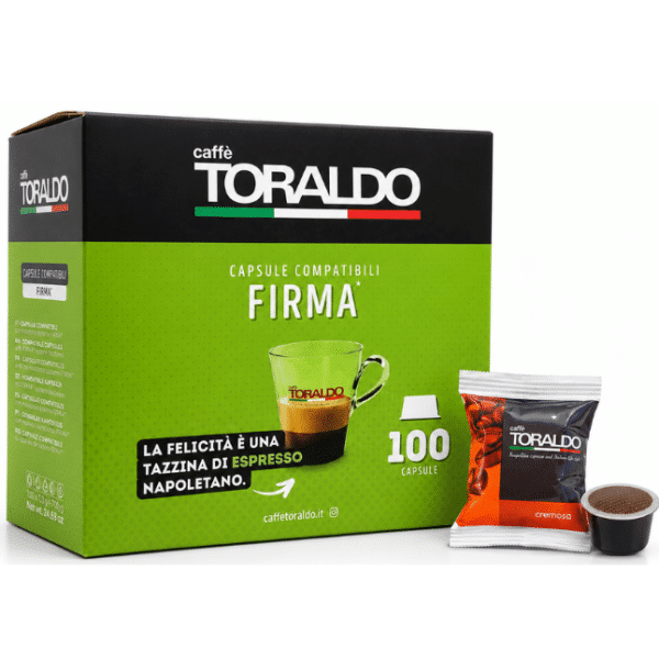 Кафе Toraldo Капсули 100 бр. - Espresso Cremosa за Lavazza Firma