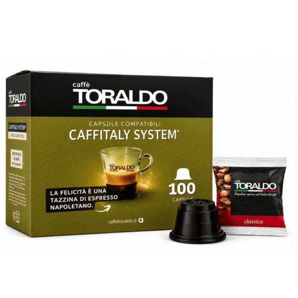 Кафе Toraldo Капсули 100 бр. - Espresso Classic за *Caffitaly