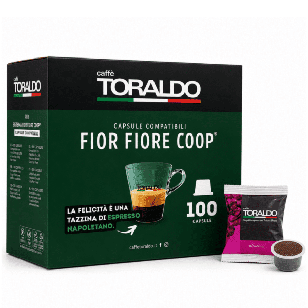 Кафе Toraldo Капсули 100 бр. - Espresso Classic за Fior Fiore Coop