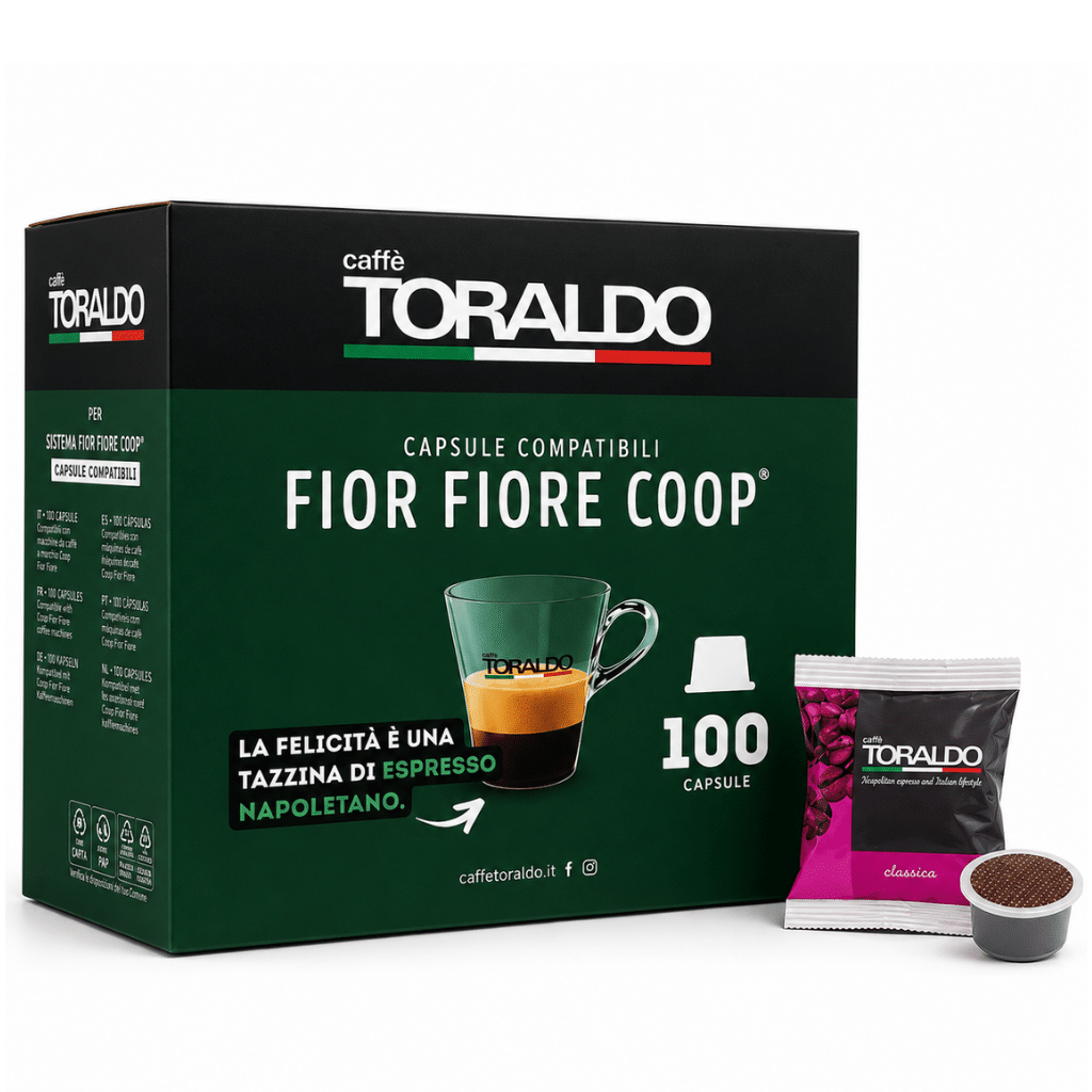 Кафе Toraldo Капсули 100 бр. - Espresso Classic за Fior Fiore Coop