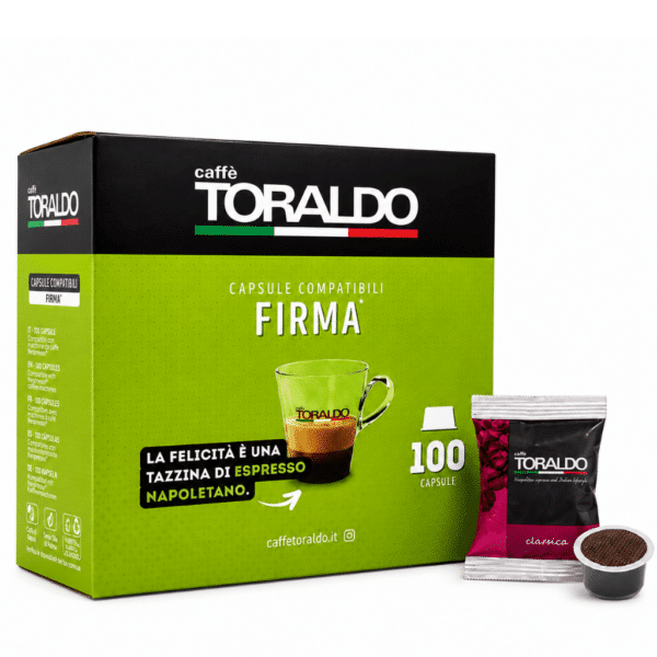 Кафе Toraldo Капсули 100 бр. - Espresso Classic за Lavazza Firma