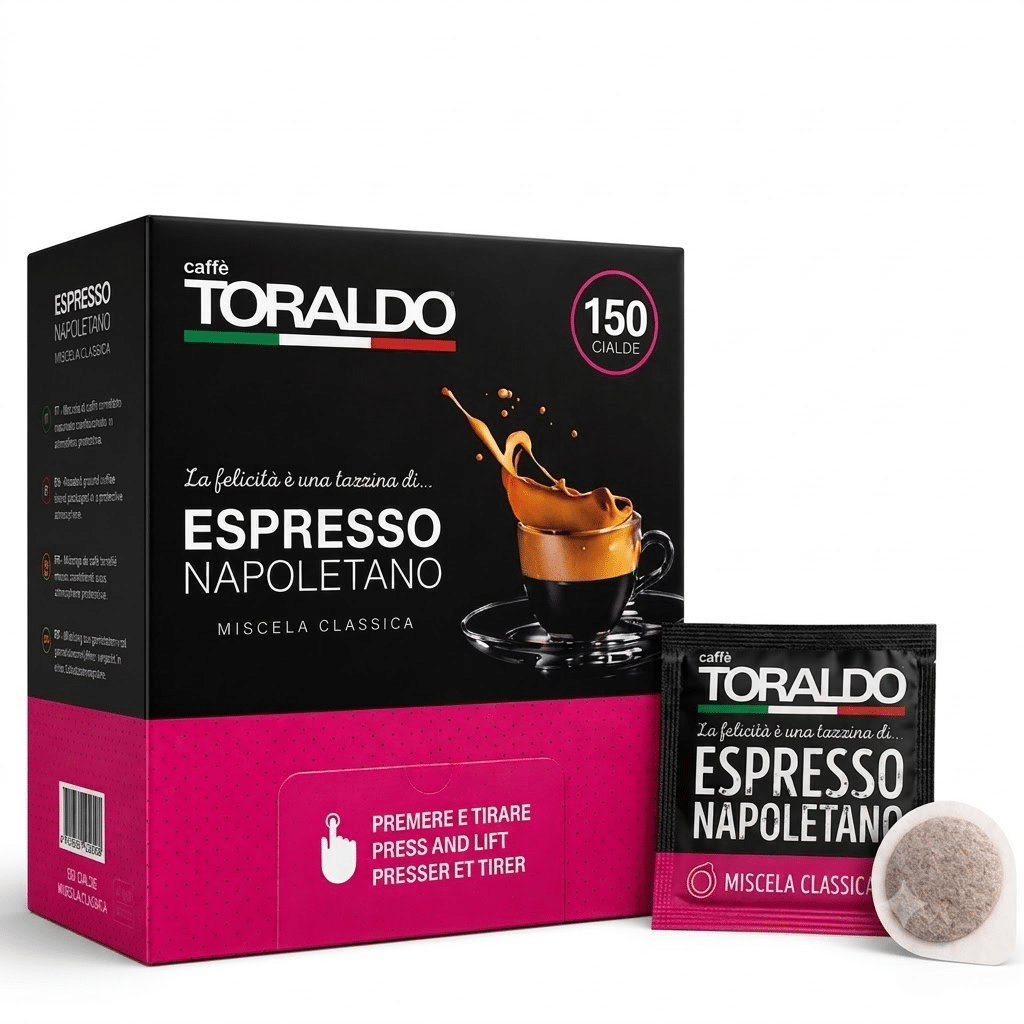 Кафе Toraldo Капсули 150 бр. хартиени - Espresso Classic Blend