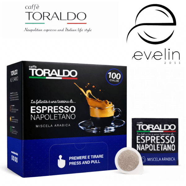 Кафе Toraldo Капсули 100 бр. хартиени - Espresso Napoletano Arabica