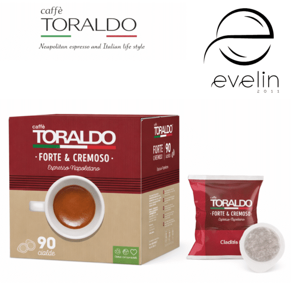 Кафе Toraldo Капсули 90 бр. хартиени - Espresso с нотки на млечен шоколад