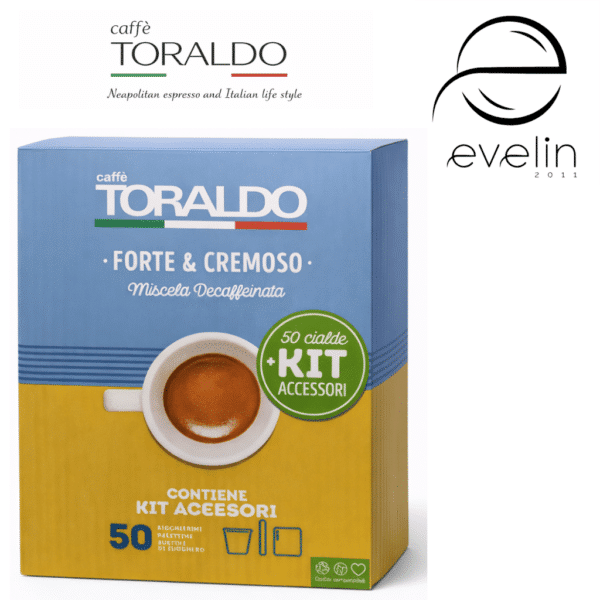 Кафе Toraldo Комплект Безкофеинови Капсули 50 бр.