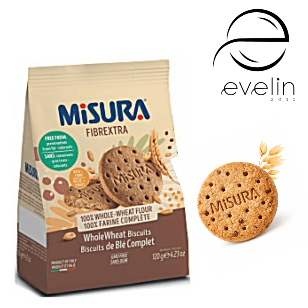 Biscuits Misura Fibrextra 120g.