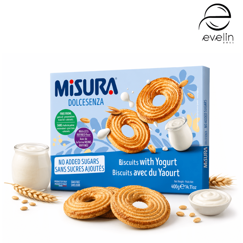 Бисквити с йогурт Misura без захар 400 г