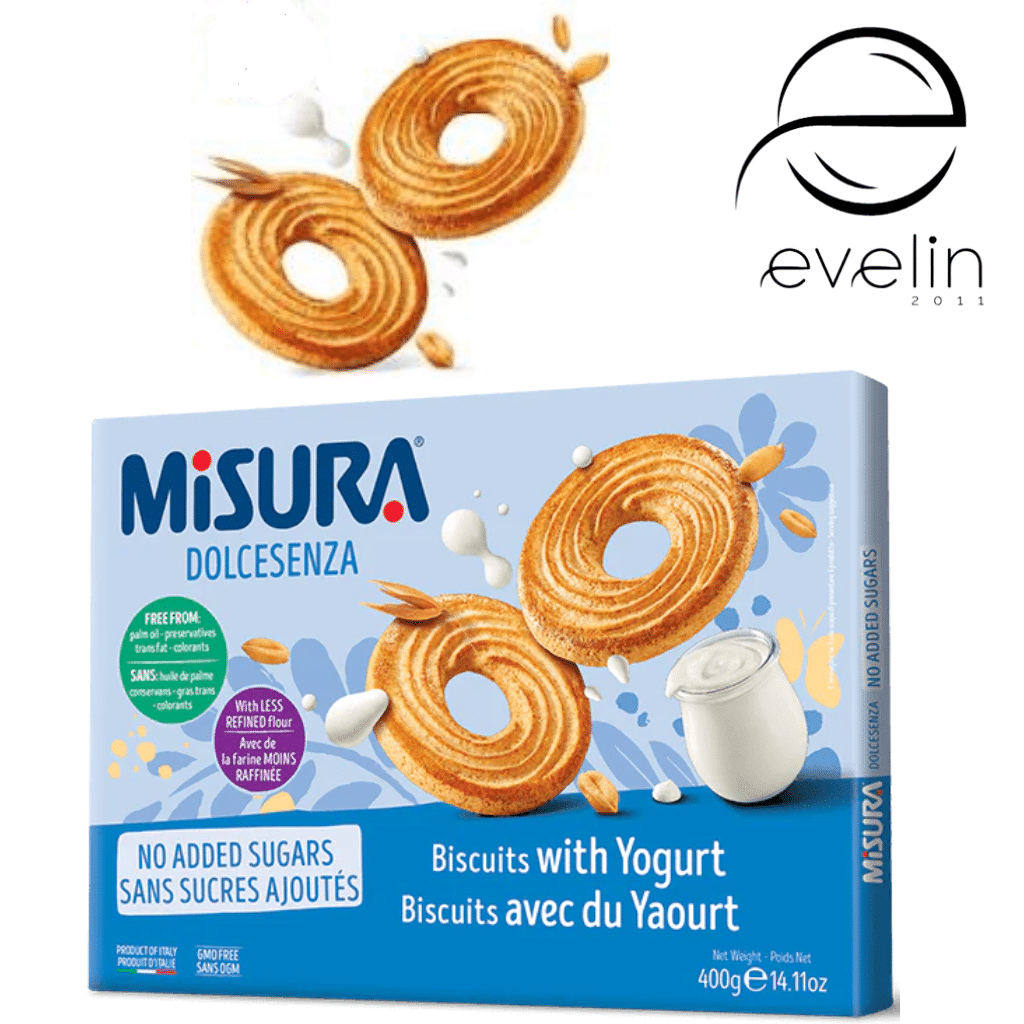 Yogurt cookies Misura sugar free 400 g