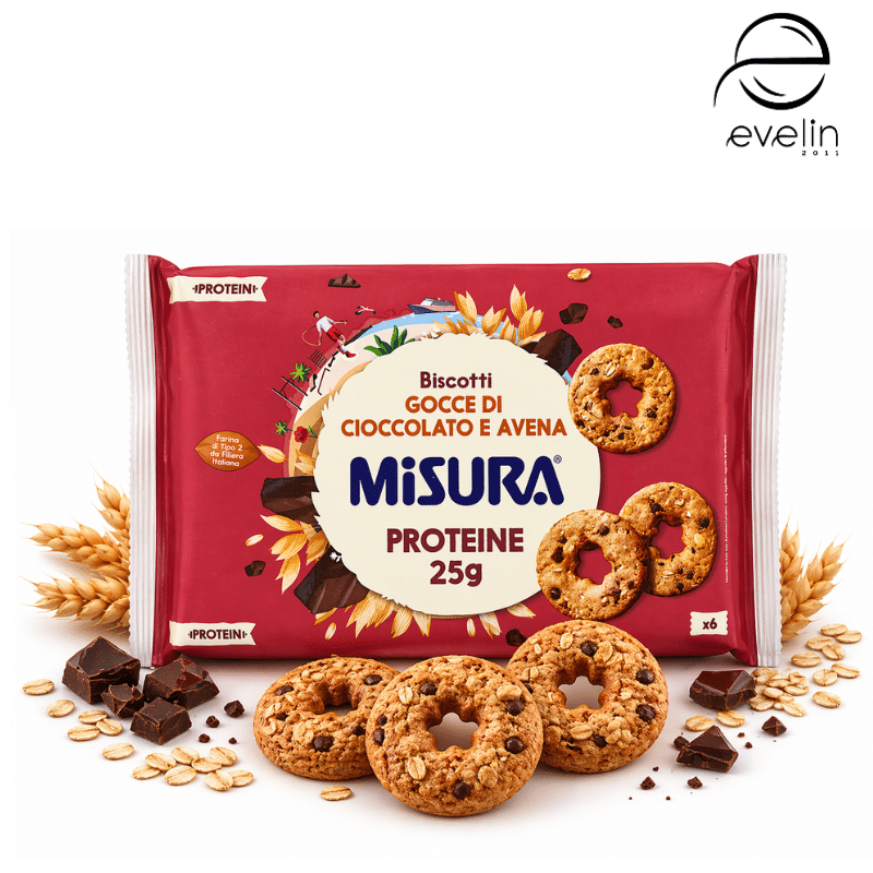 Бисквити с шоколадов чипс и овесени люспи 260 гр.