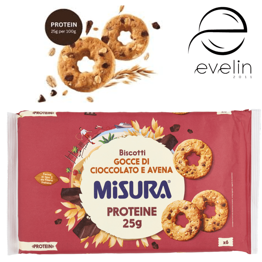 Chocolate chip and oatmeal cookies 260 g.