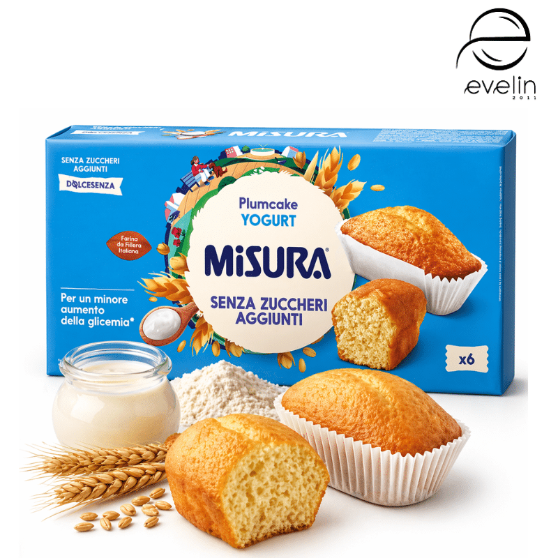 Кексче с йогурт с вкус на слива – с натурални подсладители 190 гр.