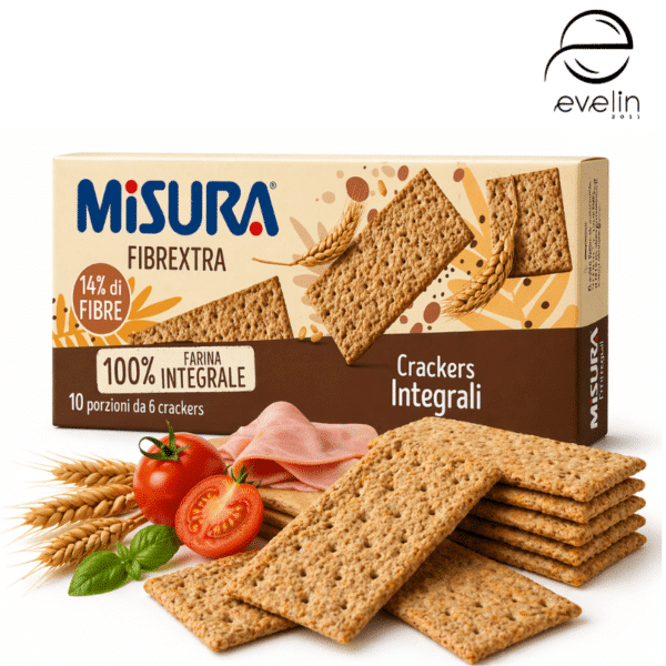 Крекери пълнозърнести Misura Fibrextra 385 гр.