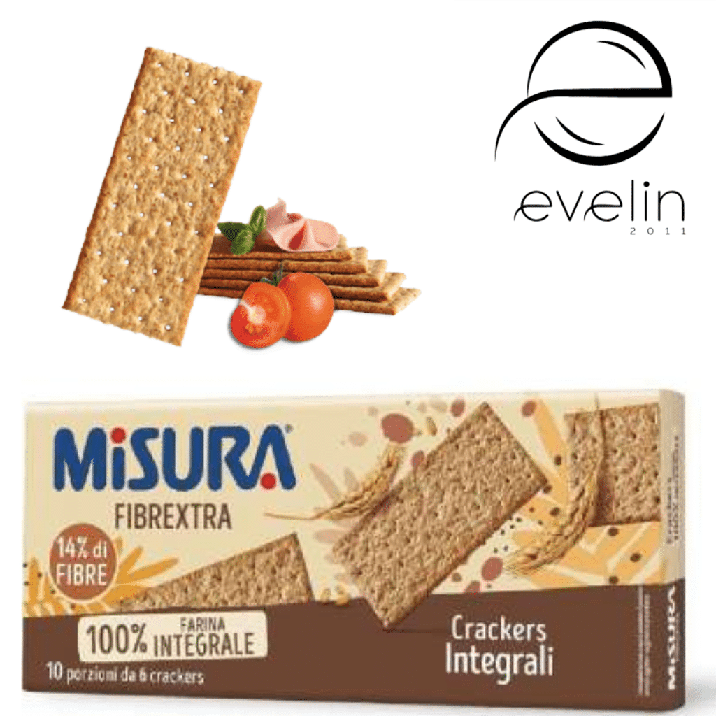Whole grain crackers Misura Fibrextra 385 g.
