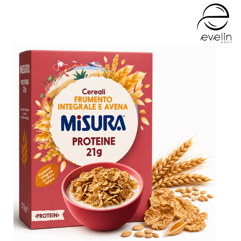 Протеинови зърнени храни MISURA пшеница ориз и овесени ядки 320 гр.