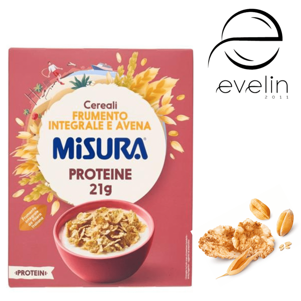 Protein cereals MISURA wheat rice and oatmeal 320 g.