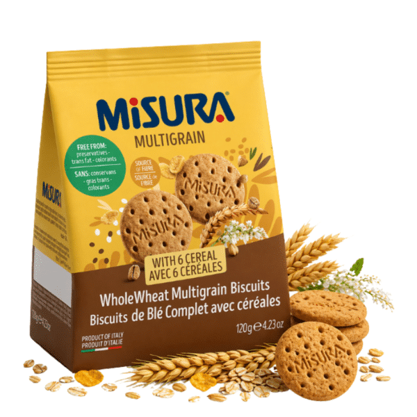 Бисквити Misura Multigrain Six Cereals 120 гр.