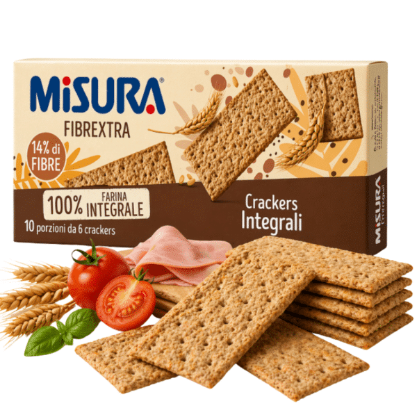 Крекери пълнозърнести Misura Fibrextra 385 гр.