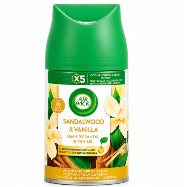 Ароматизатор Еър Уик  Освежител резерва 250 мл. -  SANDALWOOD & WARM VANILLA
