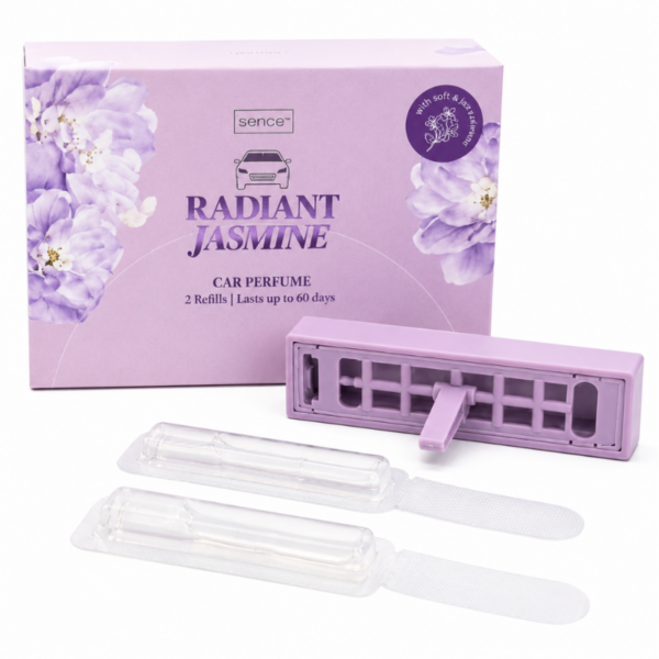 Ароматизатор за въздух за кола Sence Collection 2x6 гр. държач + 2 пълнителя Divine  Divine Dreams Radiant Jasmine
