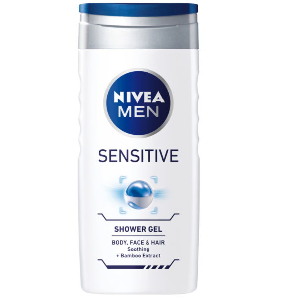 Душ гел Шампоан Нивеа 500 мл. - 3in1 For Men Sensitive-