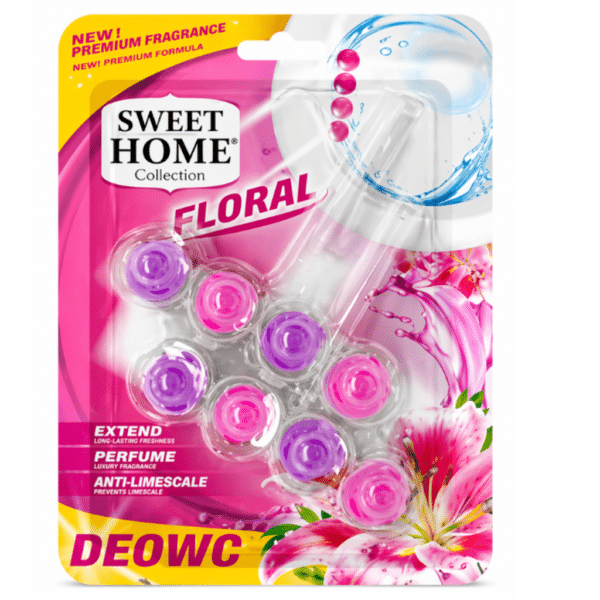Тоалетно блокче Суит Хоум WC Floral 2*50 гр.