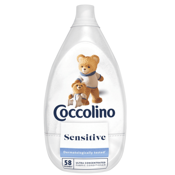 Омекотител Коколино 870 мл. Sensitive 58 пранета