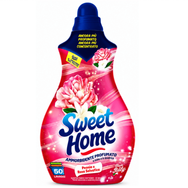 Омекотител СУИТ ХОУМ  1.250л/ 50 пранета - PEONY AND WILD ROSE