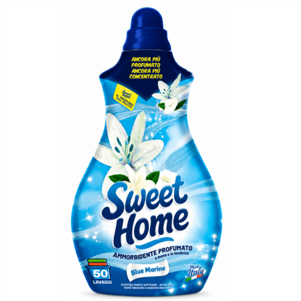 Омекотител СУИТ ХОУМ  1.250л/ 50 пранета -BLUE MARINE