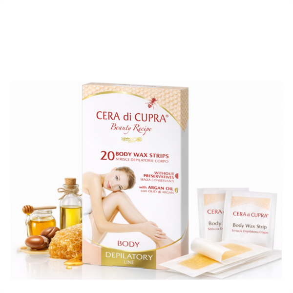 Епилация на тяло 20 бр Cera Di Cupra Wax Strips Body