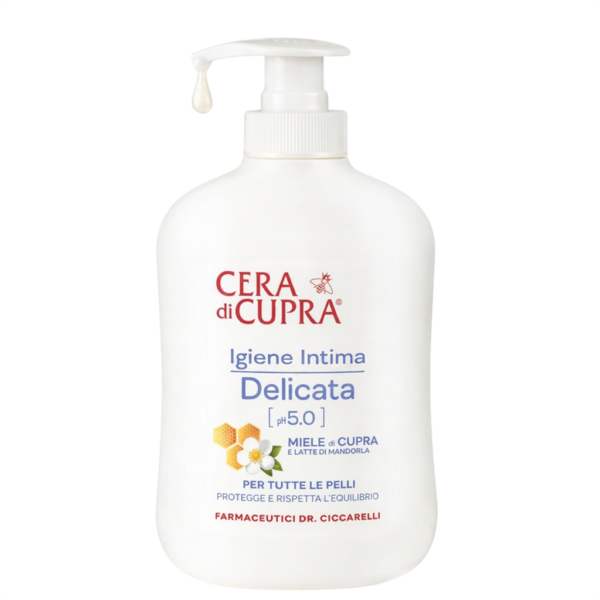 Интимен деликатен почистващ гел Cera di Cupra pH 5.0 за женска хигиена 250мл.Honey