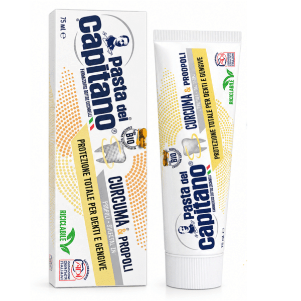 Паста за зъби Capitano 75 мл. curcuma&Propolis toothpaste
