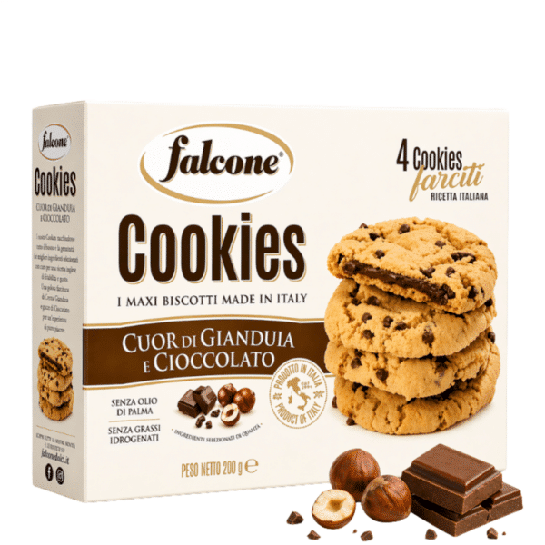 Бисквити 4*50 гр Chocolate Cookies with Hazelnut Cream filling 200 гр.