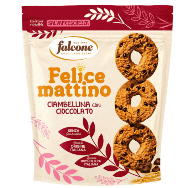 Бисквити CIAMBELLINA CON GOCCE DI CIOCCOLATO  500 гр.
