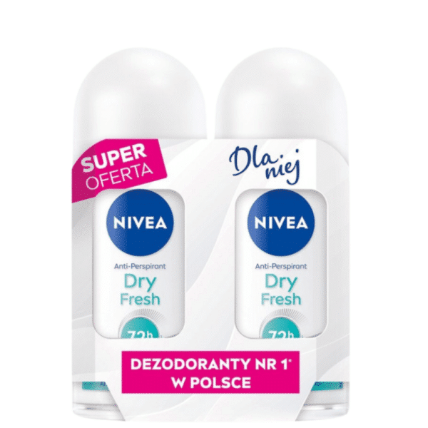 Рол он Нивеа Deo 2*50 мл. Dry Fresh