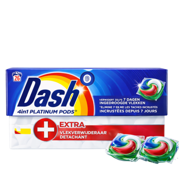 Капсули Даш 26 бр.+Extra Stain Remover