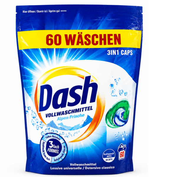 Капсули Даш 60 пр.3IN1 ALPEN FRISCHE
