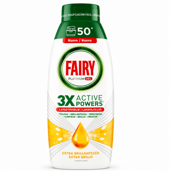 Препарат за съдомиялна машина Фейри 900мл. 50 дози Extra Shine Lemon