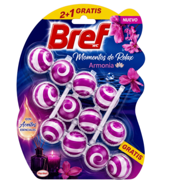 Тоалетно блокче Бреф activo rel armon 2+1 *9 бр