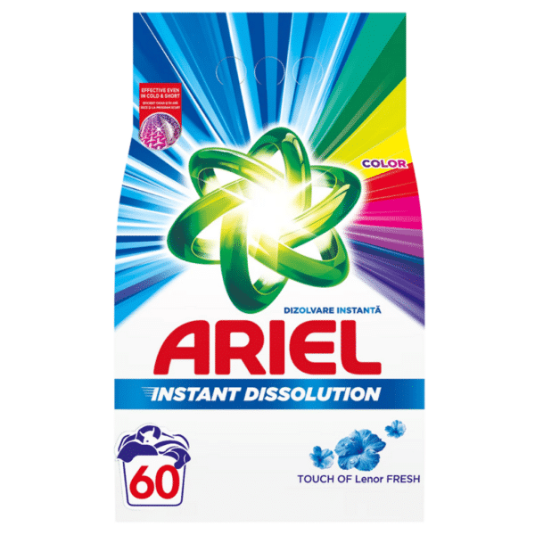 Сух прах Ариел 4.5кг 60 пранета Сolor Touch of Lenor Fresh