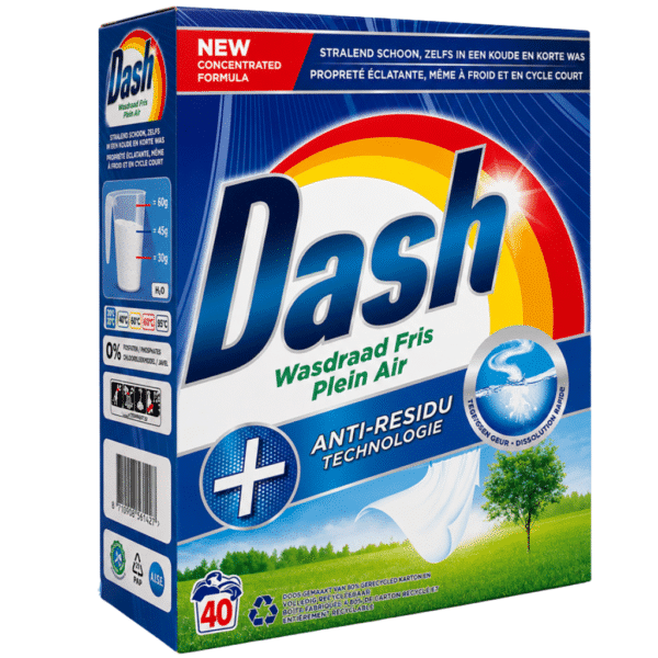 Сух прах Даш 2.4 кг. 40пр. Alpine Frische