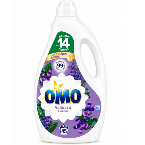 Течен гел Омо 45 пранета 2.25л. Lavanda