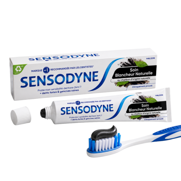 Паста за зъби 0.75 мл. Sensodyne -  Natural Whitening Carbon