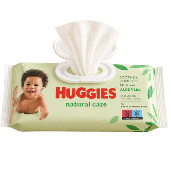 Мокри кърпи  Huggies 56 бр. Natural Care