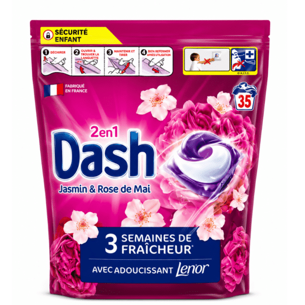 Капсули Даш  35бр. 2in1 Jasmine&May Rose