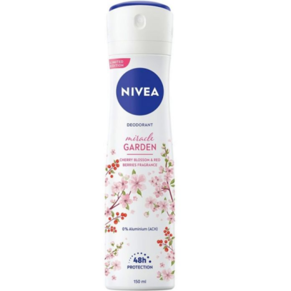 Дезодорант Нивеа 150 мл. Miracle Garden Cherry Blossom And Red Berry