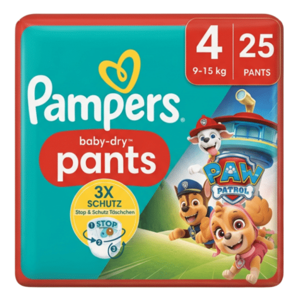 Памперс Baby Dry Pants 25 бр размер 4 9-15кг Paw Patrol